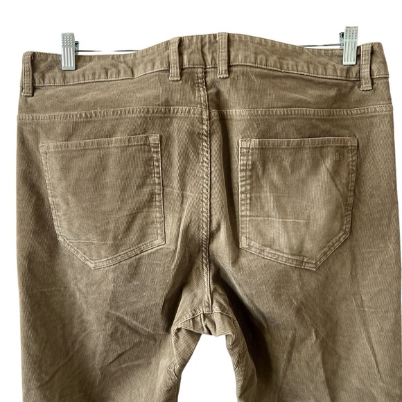 STIO MENS RIVET CORD PANTS 38R ORGANIC STRETCH COTTON STRAIGHT LEG CLASSIC FIT - Picture 6 of 11